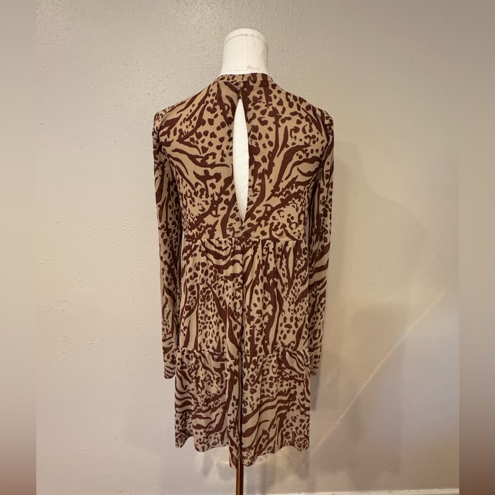 AFRM Animal Print Mini Dress - Picture 3 of 6
